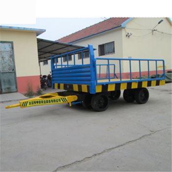 20噸護(hù)欄式平板拖車